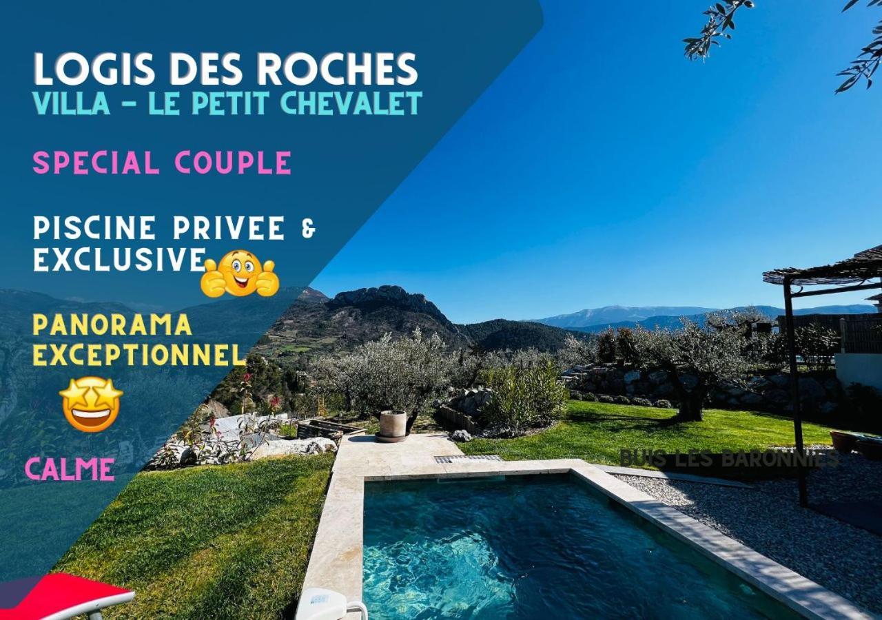 Logis Des Roches - 3 Villas Vue Exceptionnelle - Le Petit Chevalet, Le Grand Sabouillon & La Villa Opaya Buis-les-Baronnies Eksteriør bilde